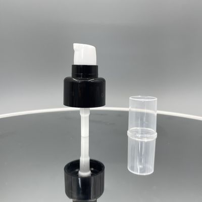 크림 24 410 펌프 분배기 늑골이 있는 마감은 반 모자를 가진 0.2ML/T를 금속화했습니다