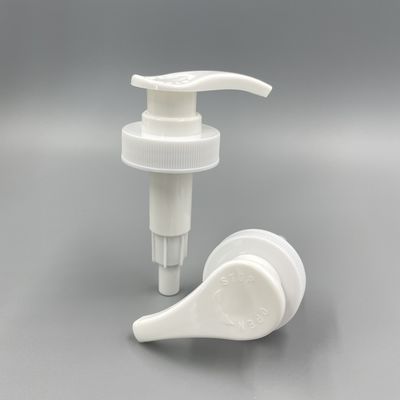 백색 샴푸 병 분배기 펌프 33/410 4.0ML 출력 비율 38/400