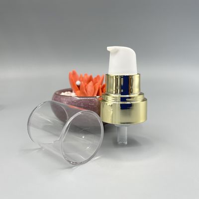 BB 크림 펌프 디스펜서 SS316 스프링 외부 24/410 0.5ml 용량 투명 캡