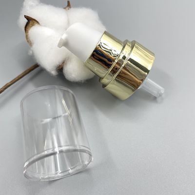 BB 크림 펌프 디스펜서 SS316 스프링 외부 24/410 0.5ml 용량 투명 캡