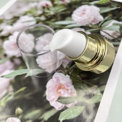 BB 크림 펌프 디스펜서 SS316 스프링 외부 24/410 0.5ml 용량 투명 캡