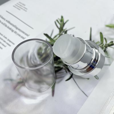 리퀴드 파운데이션 크림 펌프 디스펜서 304H 스프링 0.3ml 용량 24/410 실버 마감