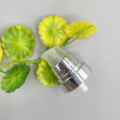 리퀴드 파운데이션 크림 펌프 디스펜서 304H 스프링 0.3ml 용량 24/410 실버 마감