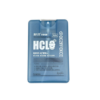 0.06ML 복용량 신용 카드 분무기 20ML 항균 손 소독제 304H