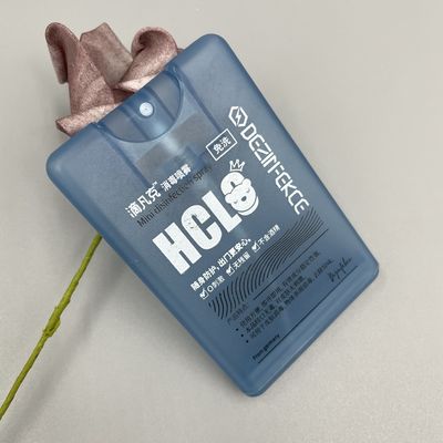 0.06ML 복용량 신용 카드 분무기 20ML 항균 손 소독제 304H