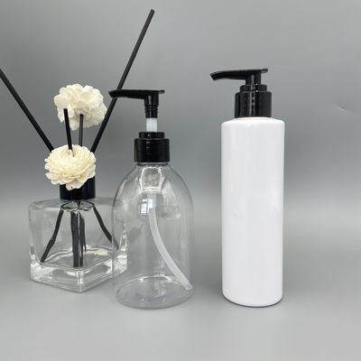 손 소독제를 위한 PE 24mm 분배기 펌프 28mm 검정 로션 매끄러운 마감