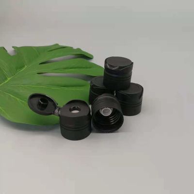 매트 블랙 플라스틱 나사 디스크 상단 플립 캡 24/410 실리콘 밸브 9.5mm