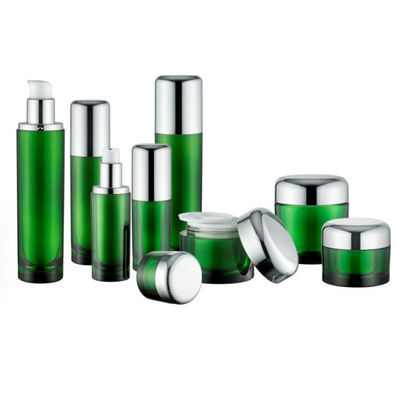 둥근 화장용 펌프 병 호화스러운 빈 콘테이너 50ml 120ml 아크릴