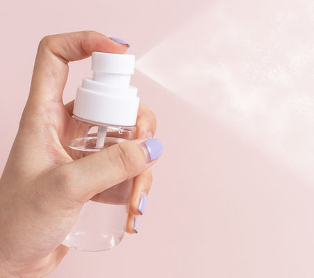럭셔리 클리어 빈 Upg 30ml Petg 병 울트라 파인 스프레이어 화이트