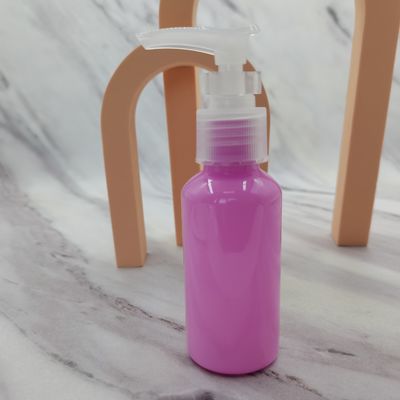 여행 세트 시리즈 스킨 케어 75ml 애완 동물 펌프 병 핑크 퍼플 라이트 그린 라이트 블루