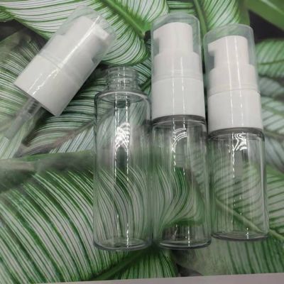 둥근 30ml 1.06oz 목 20mm 애완 동물 분무기 병 두꺼운 벽 명확한 색깔