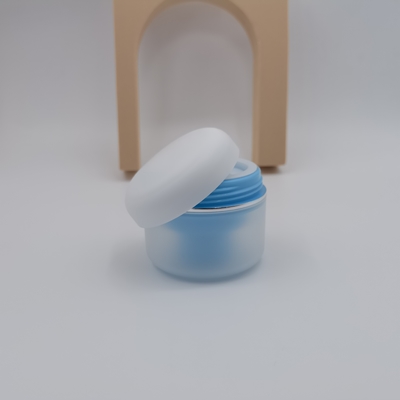 피부 관리 모이스처라이저를 위한 둥근 PP 두 배 화장용 100g 크림 단지