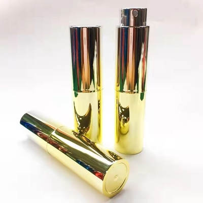 10ML UV 증감 금색 주문 제작된 색깔 향수 분무 병 치환성 방향 병