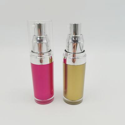 PMMA 원형 아크릴 로션 병 15ml 30ml 50ml 100ml 120ml